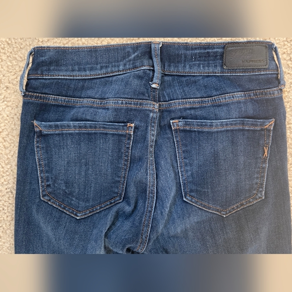 Express Dark Wash Jegging Size 0 Regular - Picture 6 of 6